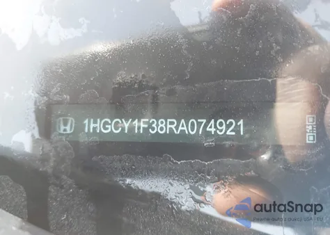 2024 Honda Accord Ex из США, поврежденный, VIN 1HGCY1F38RA074921